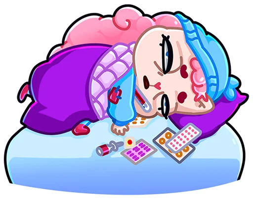 🤒 Стикер «Карамелька без надписей» для Telegram