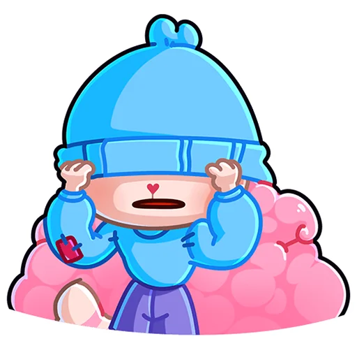 🙈 Стикер «Карамелька без надписей» для Telegram