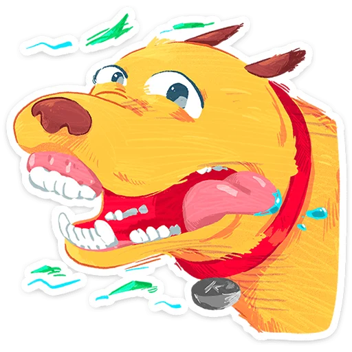 🌟 Стикер «Пёс Карандашик» для Telegram