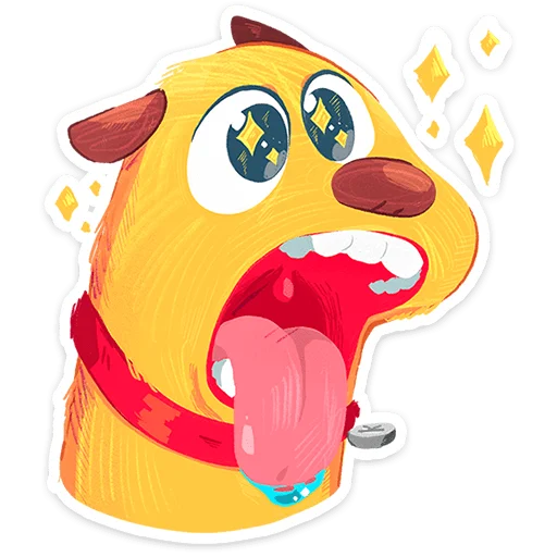 🌟 Стикер «Пёс Карандашик» для Telegram