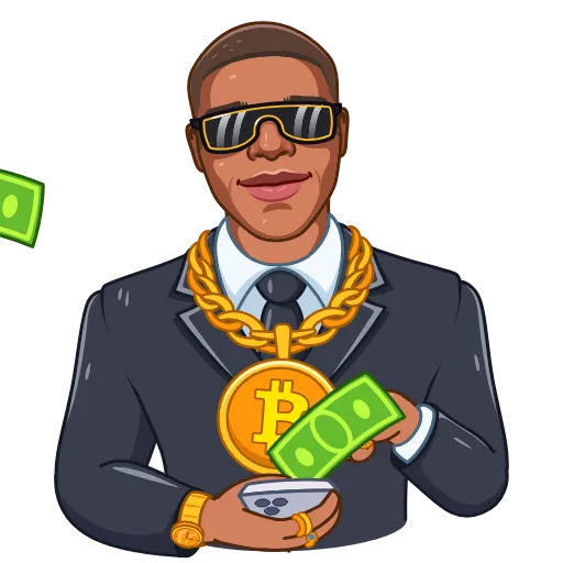 Стикерпак Karat btc для Telegram