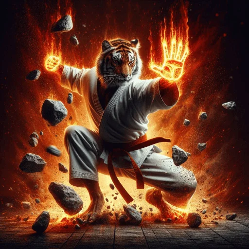 🥋 Стикер «Karate» для Telegram