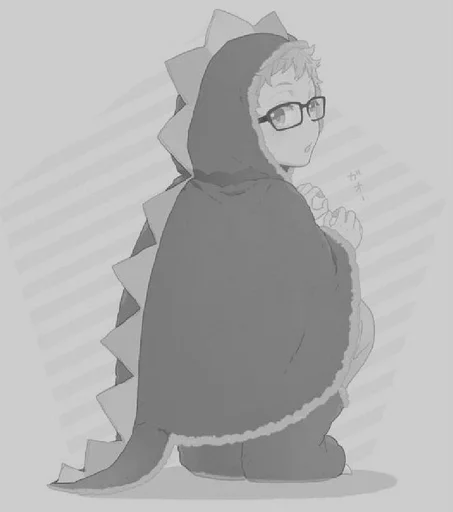 🦕 Стикер «Kei Tsukishima» для Telegram
