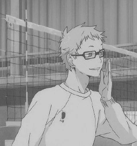 🦕 Стикер «Kei Tsukishima» для Telegram
