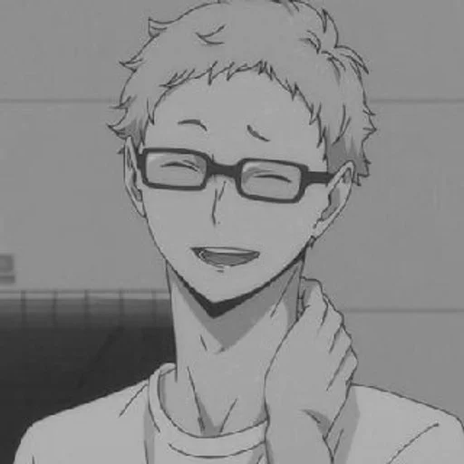 🦕 Стикер «Kei Tsukishima» для Telegram