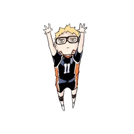 Стикерпак Kei Tsukishima для Telegram