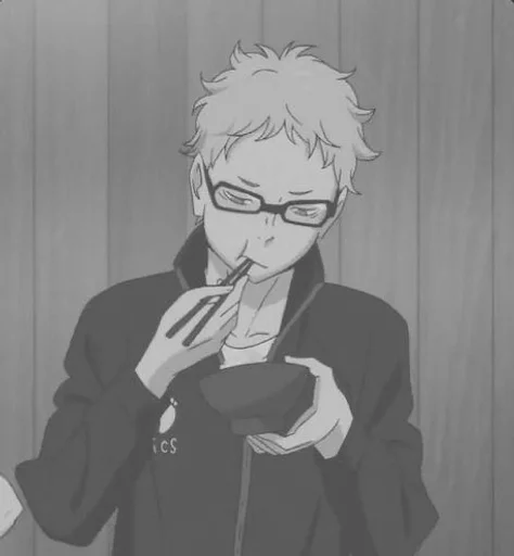 🦕 Стикер «Kei Tsukishima» для Telegram