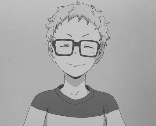 🦕 Стикер «Kei Tsukishima» для Telegram