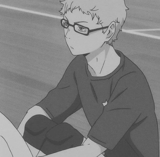 🦕 Стикер «Kei Tsukishima» для Telegram