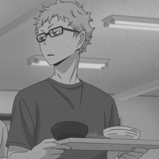 🦕 Стикер «Kei Tsukishima» для Telegram