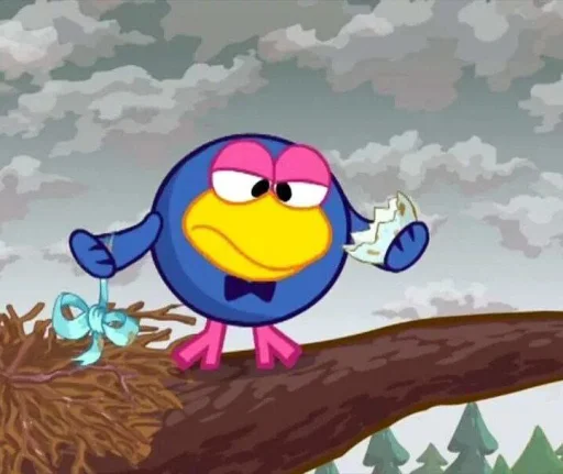 🐦 Стикер «Кар Карыч» для Telegram