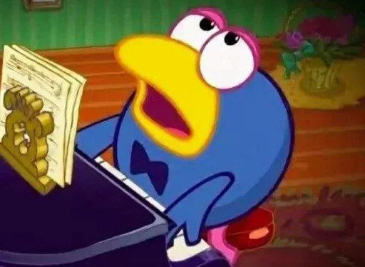 🐦 Стикер «Кар Карыч» для Telegram