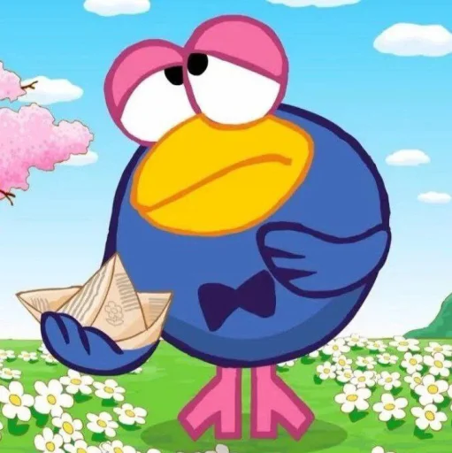 🐦 Стикер «Кар Карыч» для Telegram