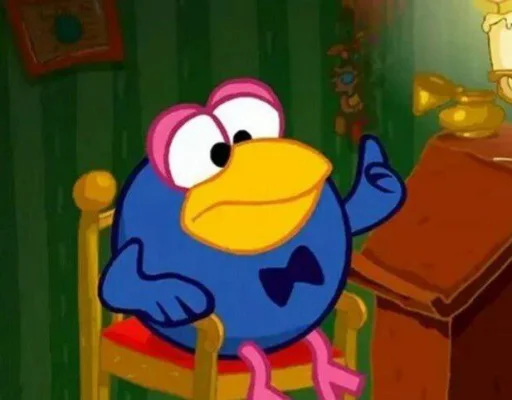 🐦 Стикер «Кар Карыч» для Telegram
