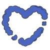 Стикер 12 Karma blue #cute #color #blue