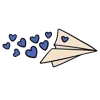 Стикер 25 Karma blue #cute #color #blue
