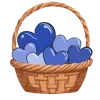 Стикер 30 Karma blue #cute #color #blue