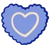 Стикер 44 Karma blue #cute #color #blue