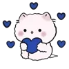 Стикер 14 Karma blue #cute #color #blue