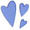 Стикер 51 Karma blue #cute #color #blue