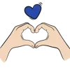 Стикер 19 Karma blue #cute #color #blue