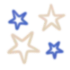 Стикер 7 Karma blue #cute #color #blue