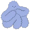 Стикер 40 Karma blue #cute #color #blue