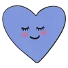 Стикер 49 Karma blue #cute #color #blue