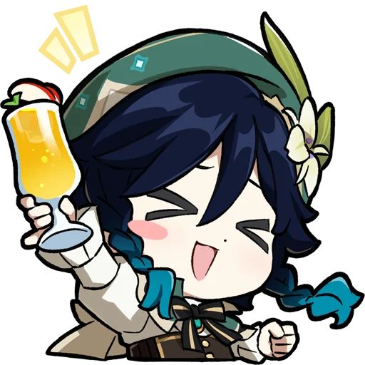 🥂 Стикер «Картины Паймон Часть IV» для Telegram