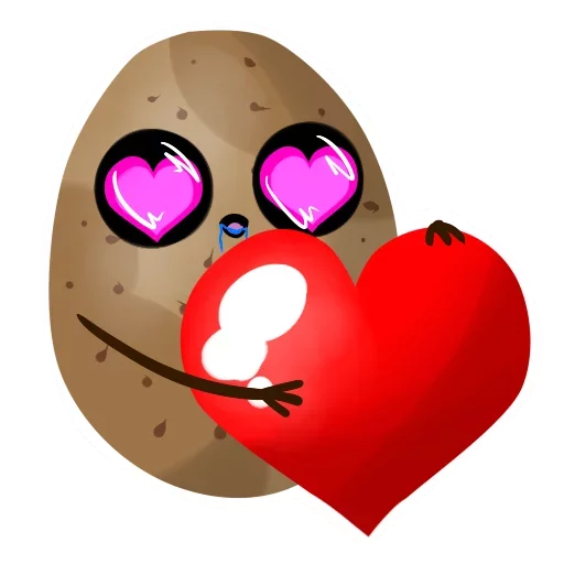 Стикерпак Funny Potato для Telegram — скачать