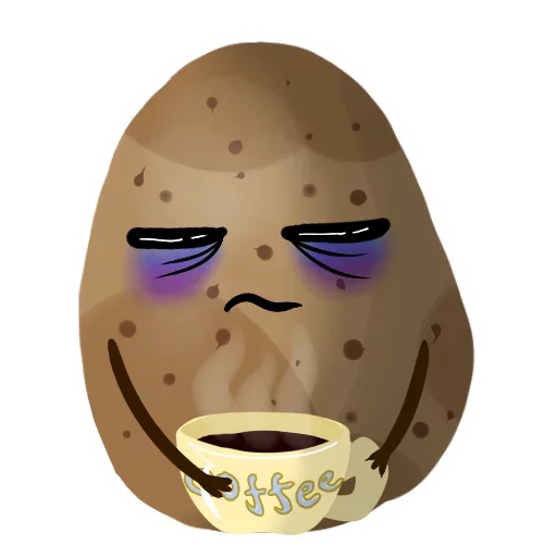 👌 Стикер «Funny Potato» для Telegram