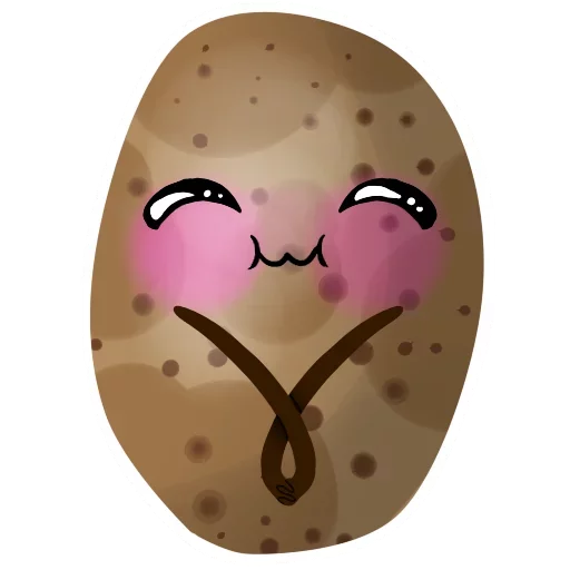 🤓 Стикер «Funny Potato» для Telegram