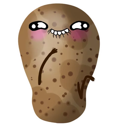 😝 Стикер «Funny Potato» для Telegram
