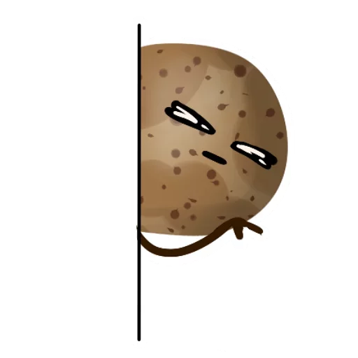 😕 Стикер «Funny Potato» для Telegram