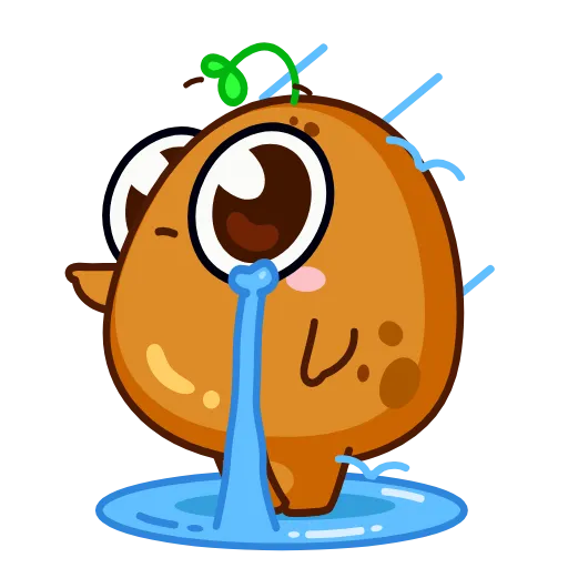 😭 Стикер «Картошечка» для Telegram