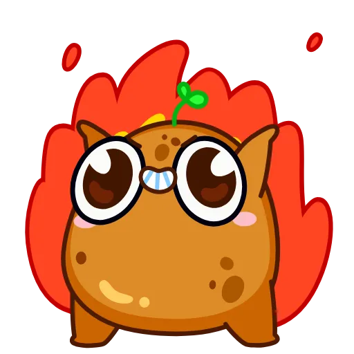 😈 Стикер «Картошечка» для Telegram