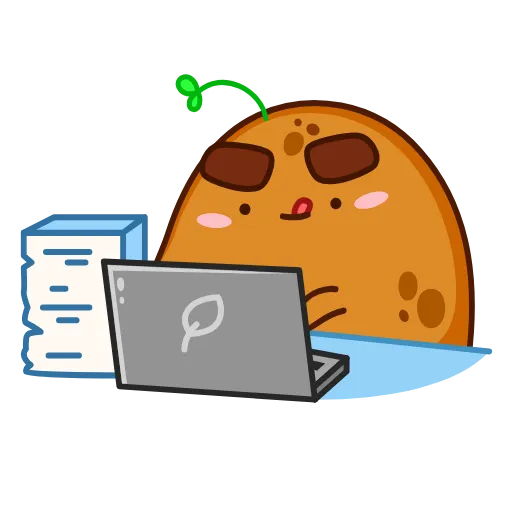 👨‍💻 Стикер «Картошечка» для Telegram