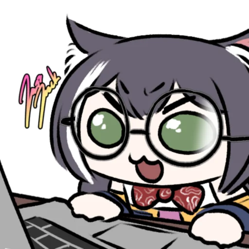 🧐 Стикер «Karyl Cat» для Telegram