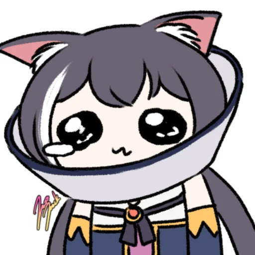 🥺 Стикер «Karyl Cat» для Telegram