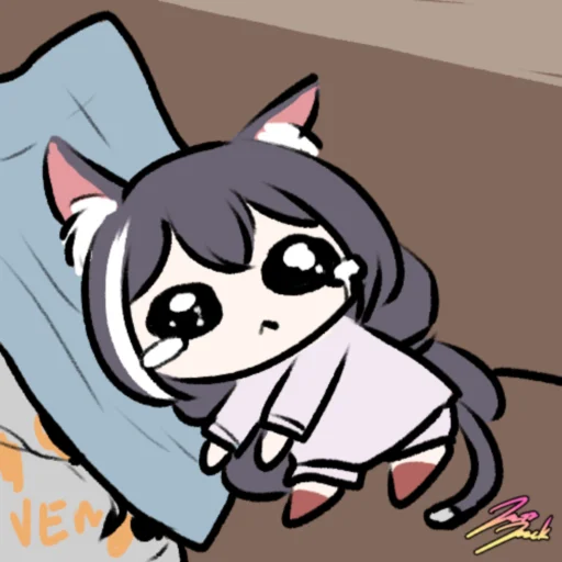 🥺 Стикер «Karyl Cat» для Telegram