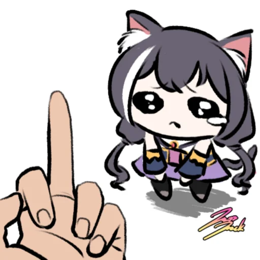 🥺 Стикер «Karyl Cat» для Telegram