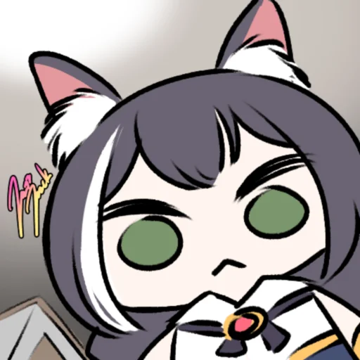 🙄 Стикер «Karyl Cat» для Telegram