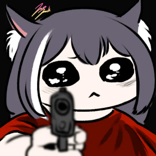 🥺 Стикер «Karyl Cat» для Telegram