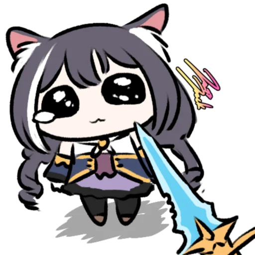 🥺 Стикер «Karyl Cat» для Telegram