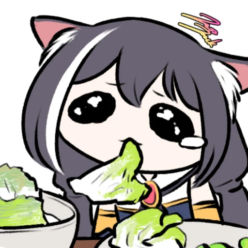 🥺 Стикер «Karyl Cat» для Telegram