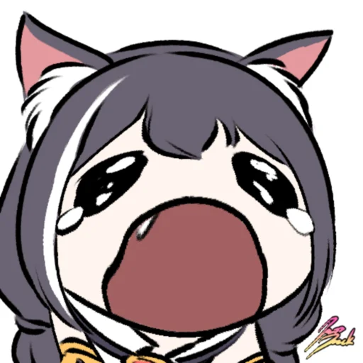 🥺 Стикер «Karyl Cat» для Telegram