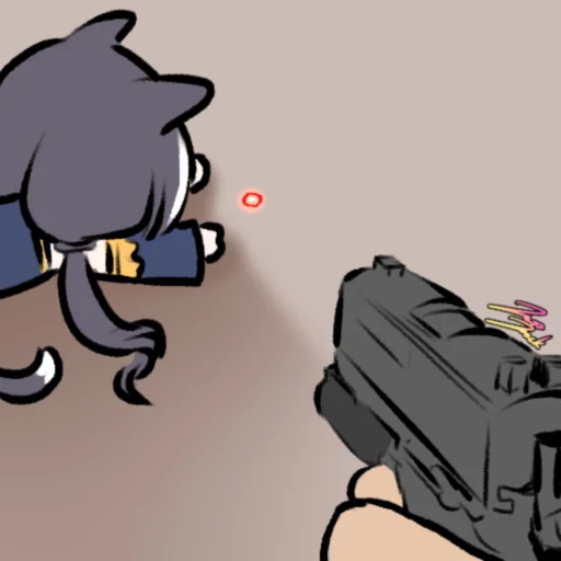 🔫 Стикер «Karyl Cat» для Telegram