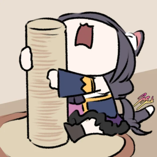 😫 Стикер «Karyl Cat» для Telegram
