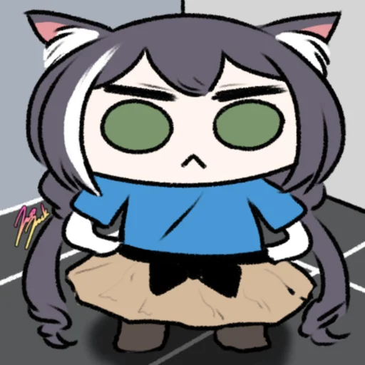 😠 Стикер «Karyl Cat» для Telegram