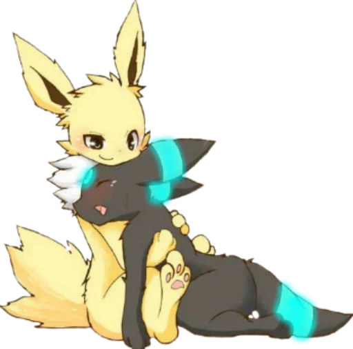 🖤 Стикер «Jolteon emotes» для Telegram